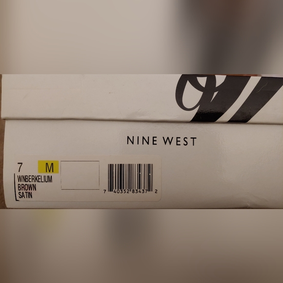 Nine West Ankle Strap Brown Heels W7 - Picture 5 of 5